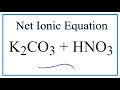 Net Ionic Equations and Reactions