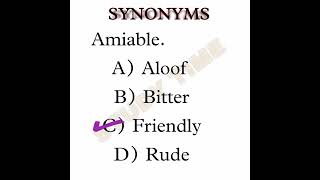 Antonyms & Synonyms Asked In Every Competitive Exam