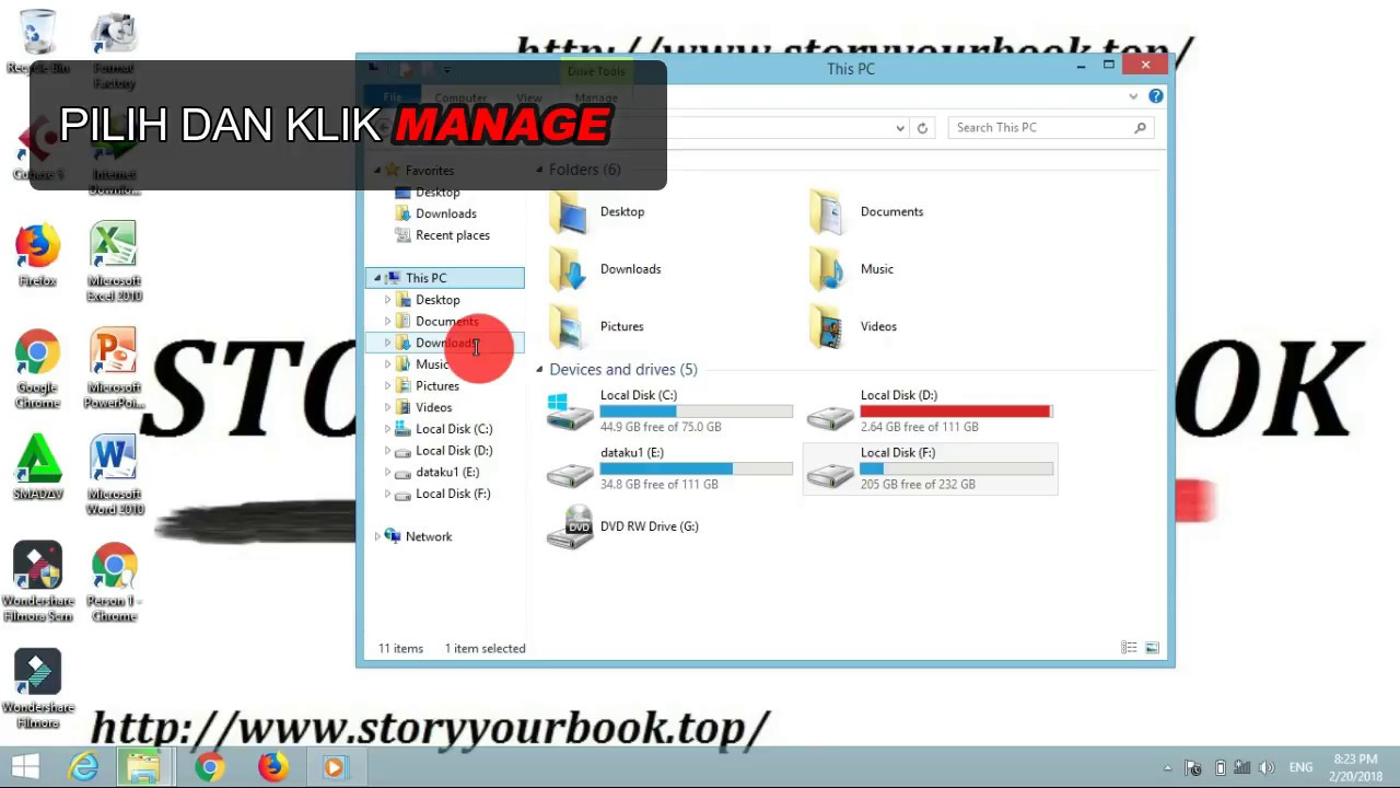 Cara Cek Partisi Hardisk Yang Mudah Di Komputer Yang Simpel Youtube