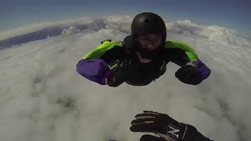 Learning how to Skydive: Turns in place 90, 180 , 270