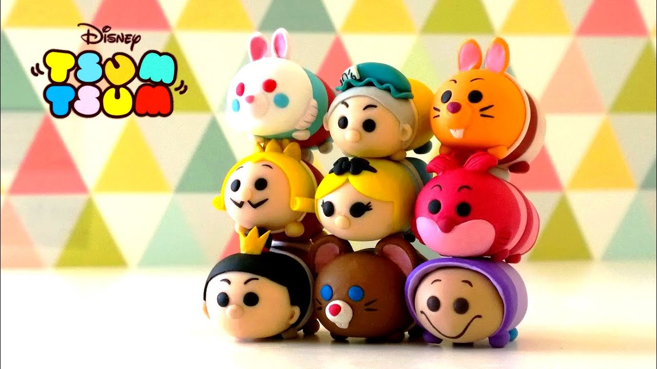 Toutes mes créations Fimo de la collection Tsum Tsum Alice au Pays des