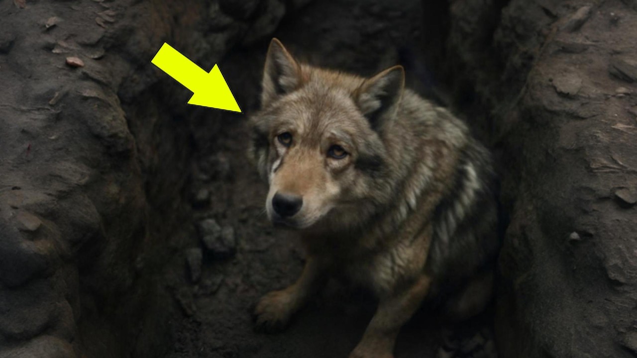 Раненый волк скулил в овраге… Лесник спустился к нему и не пожалел!