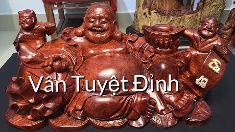 Tượng Phật Di Lặc Gỗ Cẩm Lai Siêu Vân| Xưởng Tượng Gỗ