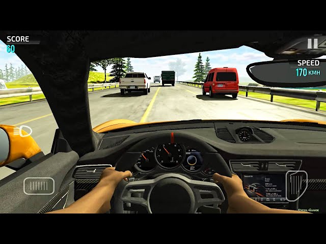 RACING IN CAR 2 - PRIMEIRGA GAMEPLAY, JOGO DE CORRIDA QUE É INFINITA