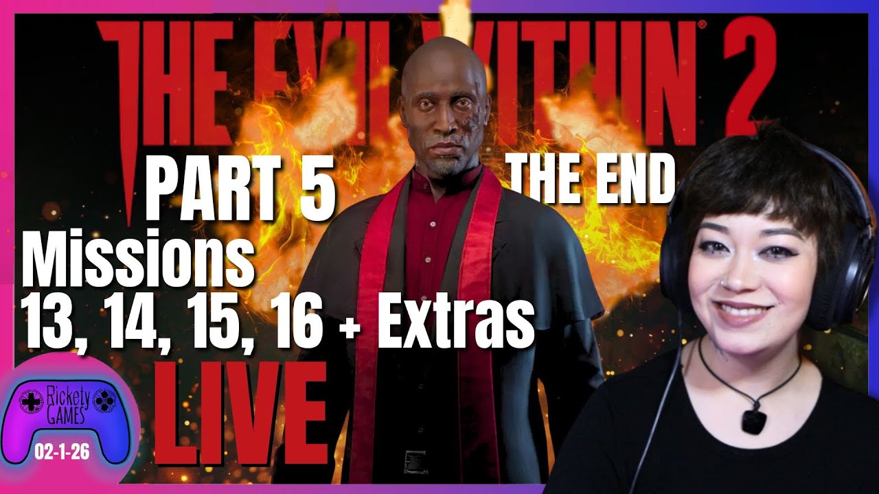 AN ENDING OF HOLES, WHITE STUFF AND LOOOVVVEEEE | The Evil Within 2, Part 5 [ENDING] - LIVE