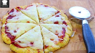 How to make Cauliflower Crust Pizza dough - Keto