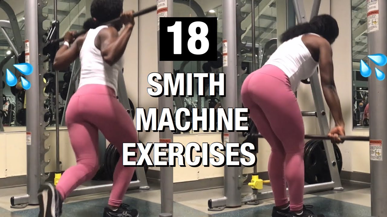 smith machine exercise chart