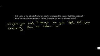 Lesson 8.2 - Permutations of Different Objects