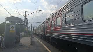 Электровоз ЭП1М-828 с поездом №234С Новороссийск - Москва.
