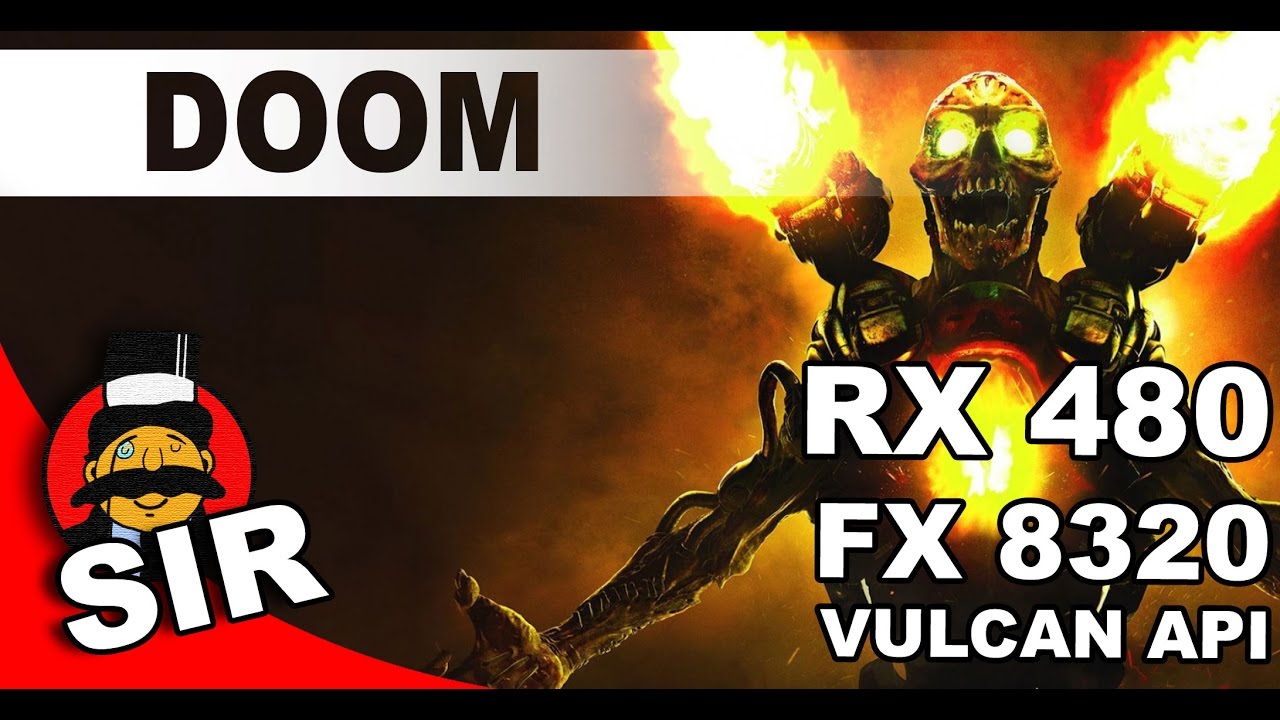 DOOM | RX 480 | FX 8320 | ULTRA VULKAN API PERFORMANCE | 1080p - YouTube