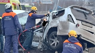 08.04.2024г - «Форестер намотался на столб». Момент смертельного ДТП в Петропавловске-Камчатском.