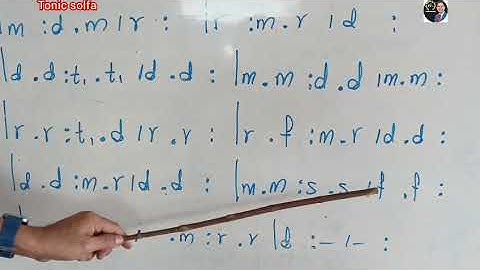 Tonic Solfa👉 (Practice for 4/4 Time )