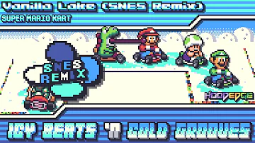 Super Mario Kart - Icy Beats 'N Cool Grooves ~ Vanilla Lake (SNES Remix)