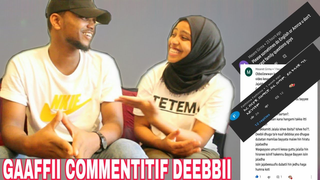 Akkaamiti Waalbaartani Gaaffii Kommentin Nu Gaafatan Kuno Deebbii Questions to Comments
