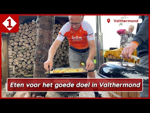 Eten voor het goede doel in Valthermond: 'Samen trappen we ALS de wereld uit'