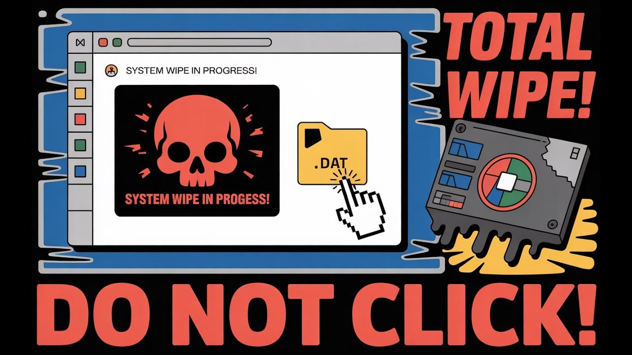 💣 This Simple .BAT File Can WIPE Your Entire PC — DO NOT Run It! - YouTube