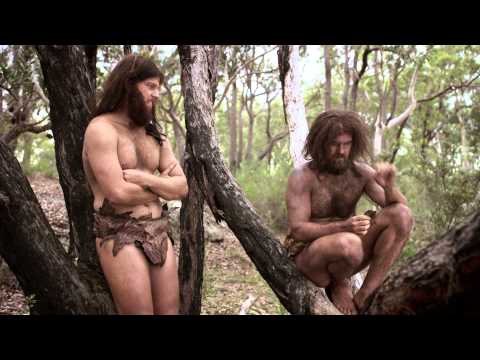 CAVEMEN DISCOVER A NEW THING