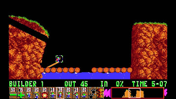 Lemmings - Tricky Level 3: "A Ladder Would Be Handy" (1991) [MS-DOS]