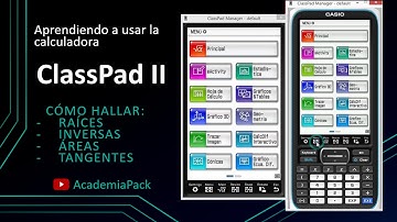 📊ClassPad 2 Tutorial 22 - How to find the roots, inverse, area, and tangent of a function🎲