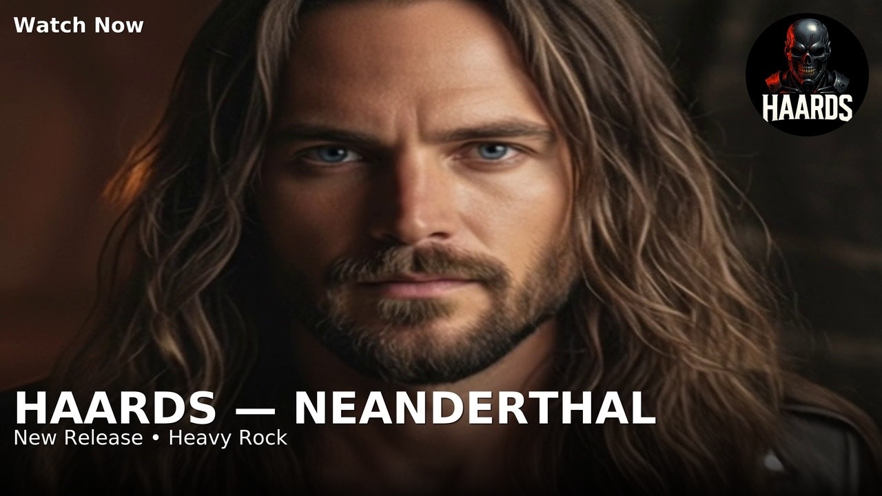 HAARDS - Neanderthal  (Official Music Video). Hard rock, Power rock, 80´s-90´s, Heavy rock, Anthem