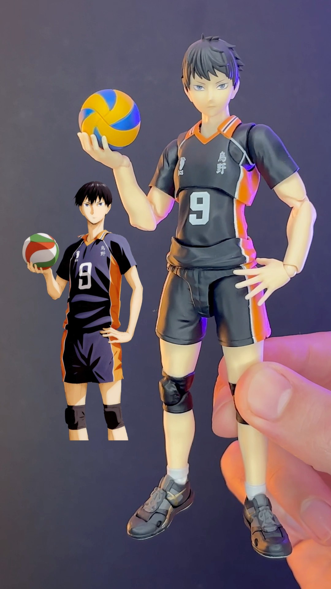 ASMR] Is he like in the ANIME? Kageyama Tobio #shfiguarts #haikyuu