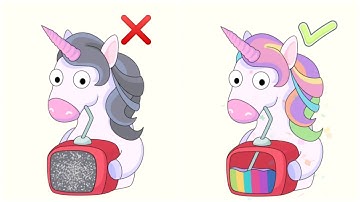 Make the unicorn colorful | DOP 2: Delete One Part Level 181