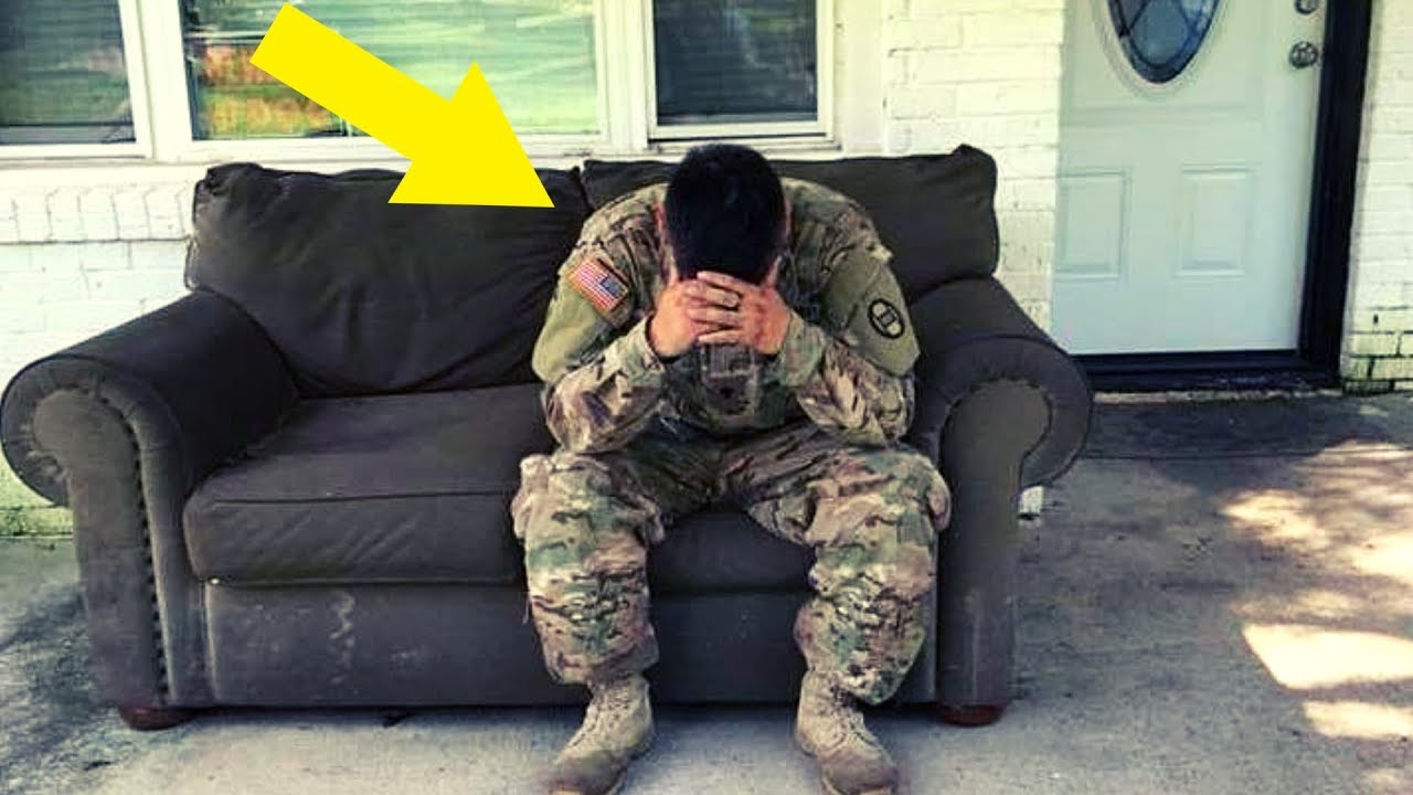 top gun Hero Soldier Returns From Service To Find His Home Out Of Sorts