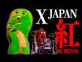 【紅/X Japan】紅だーーーーーーーーーーー!【Kurenai】 #XJapan #歌ってみた #叩いてみた #演奏してみた #ピアノ #piano #ドラム #drums #ガチャピン #ムック