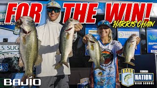 GOING FOR THE WIN on the Harris Chain of Lakes  Florida Bass Nation High School (4K)