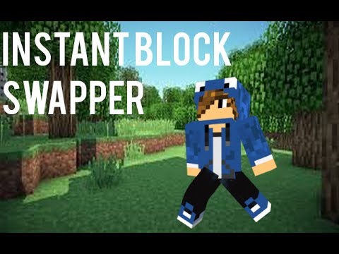 [Tutorial] Instant Block Swapper {Redstone Ep:1}