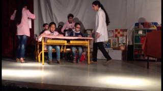 مدرسة فرحات حشاد سلا تقدم مسرحية التعاون سبيل النجاح العرض2 أبريل2015