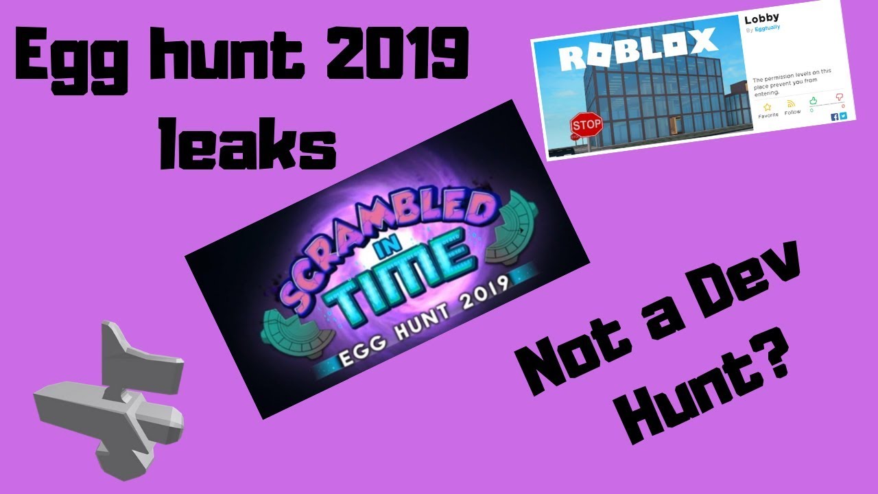Egg Hunt 2019 Leaks My Thoughts Roblox Youtube