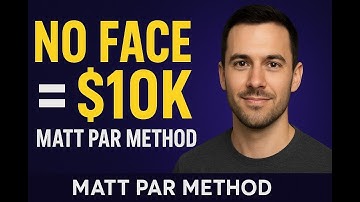 $10K/Month on YouTube (No Face, No Camera) | Matt Par Faceless System