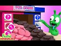 Pea pea explores the mysterious pinkblack food store  pea pea wonderland  cartoon for kids