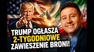 Trump ogłasza 2-tygodniowe zawieszenie broni! Potężne wzrosty na giełdzie