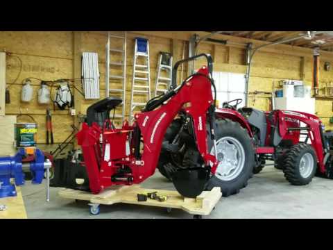 Backhoe attachment for kioti tractor