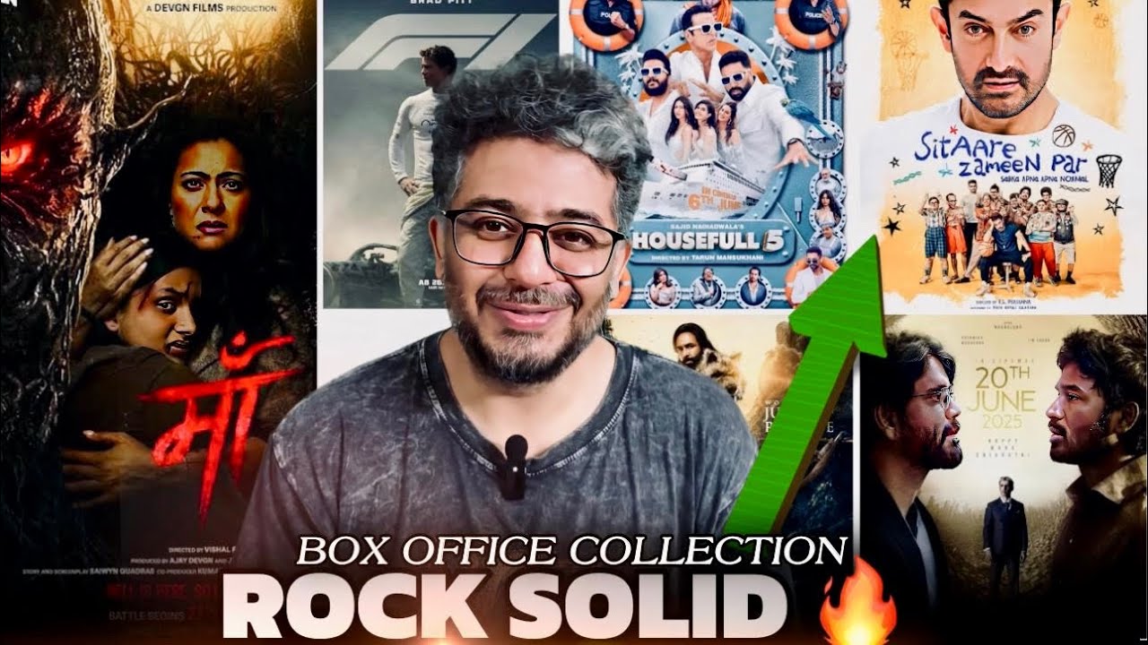 Sitaare Zameen Par Collection Day 14,Maa Collection Day 7,Housefull 5 Day 28,Kannappa Day 7,F1 Day 7