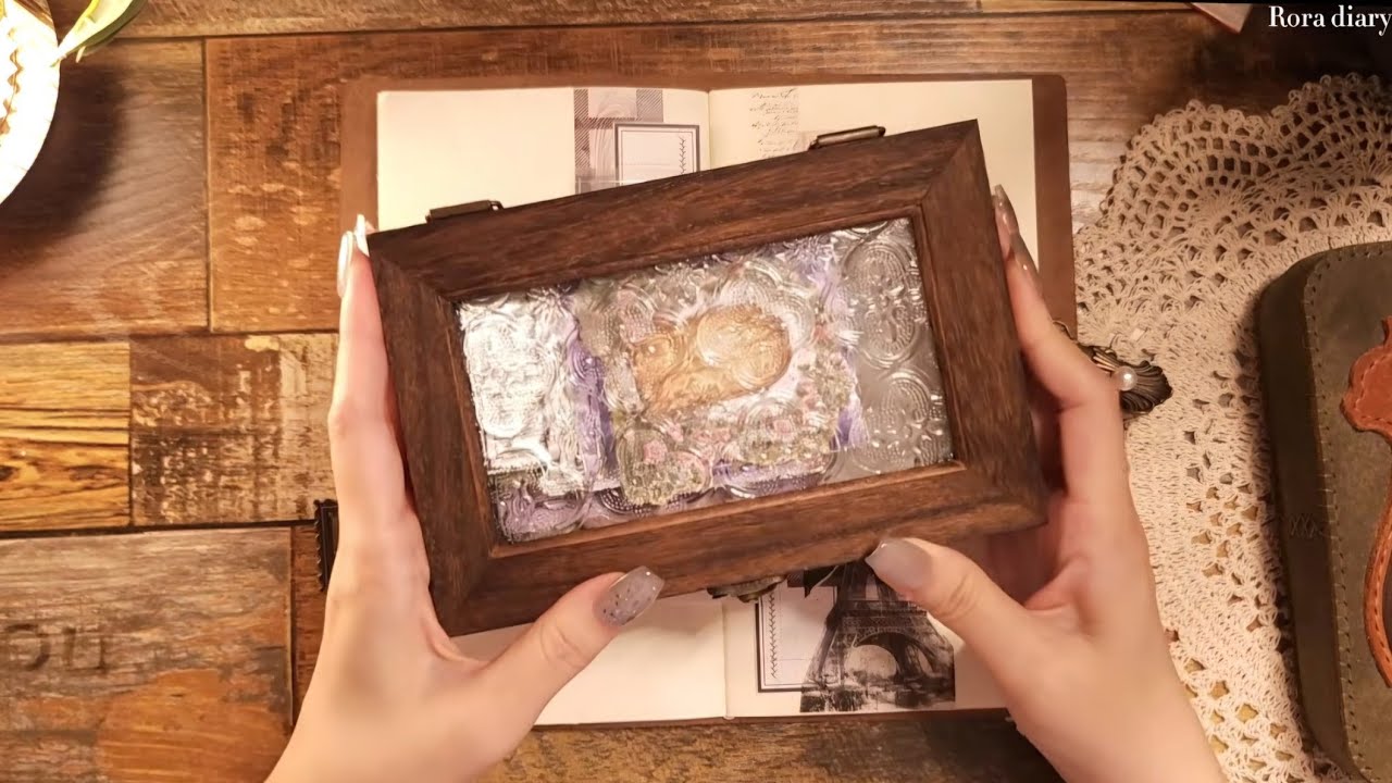 파리의 오후🗼 | Afternoon in Paris 다이어리 꾸미기 #scrapbooking ASMR   