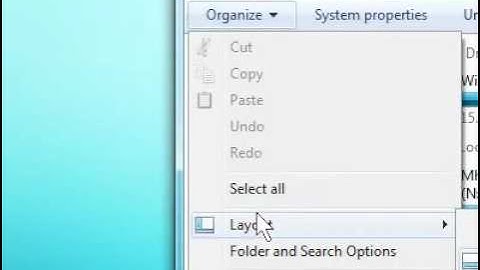 How to show the menu bar in a window in Windows 7