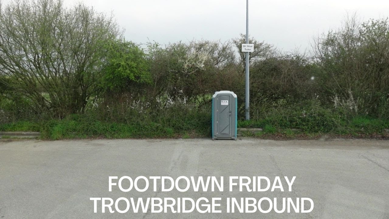 Foot Down Friday Trowbridge Inbound HGV Container Truck Driving UK
