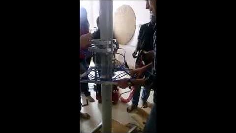 Pole Climbing Mechanism using pneuamtics || 2016 Robocon Theme
