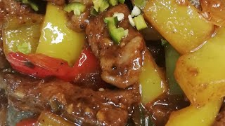 َ#Chinese#stir fry beef لحم صيني بالخضار... Chinese stir fry beef الذ طعم..