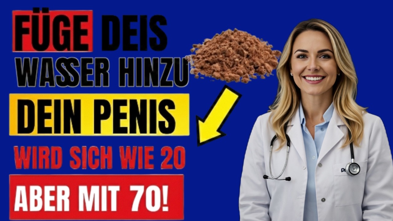 Trinke nach 60 kein pures Wasser mehr – füge DIESES Mineral für die Prostatagesundheit hinzu |