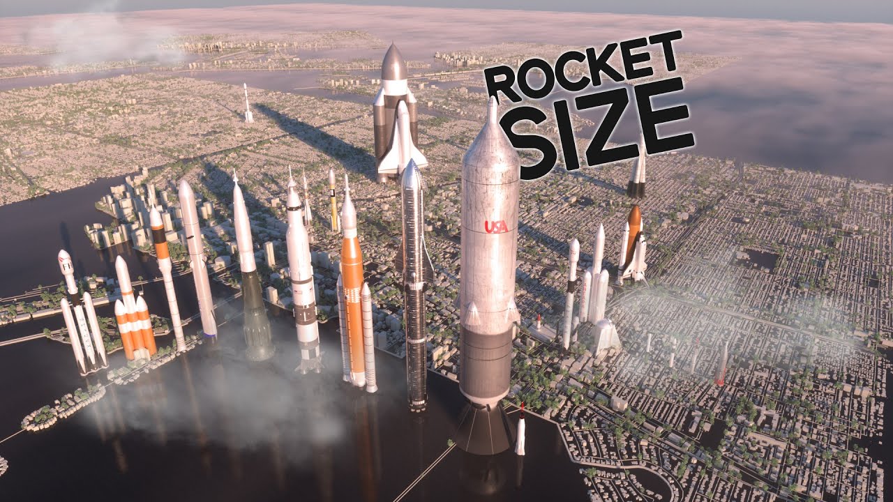 Rocket Size Comparison Youtube