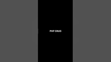 CRUD - PHP