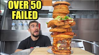 EAT THIS 'FAT B@STARD' BURGER AND GET $100?! Crazy Irish CheeseBurger Challenge