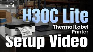 Helett H30C Lite 4×6 Thermal Label Printer Setup | Easy USB Installation Guide
