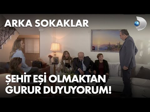 Şehit eşi olmaktan gurur duyuyorum! Arka Sokaklar 606. Bölüm