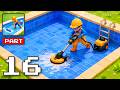 Pool Cleaning Game Simulator - Gameplay Walkthrough Part 16 - Pools Need Care (iOS, Android)