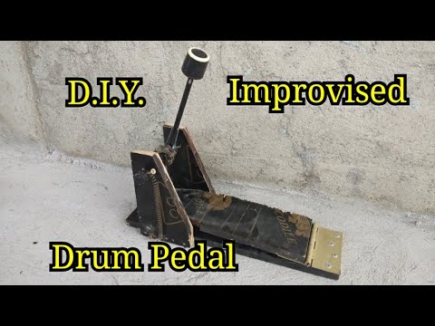 How to make Single/Drum Pedal for Drumset // D.I.Y.